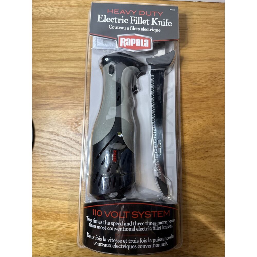 Rapala Heavy Duty Electric Fillet KNIFE NEW IN PACKAGE
